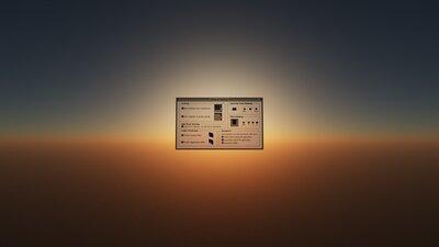 Mac OS 8 Preferences Sunset